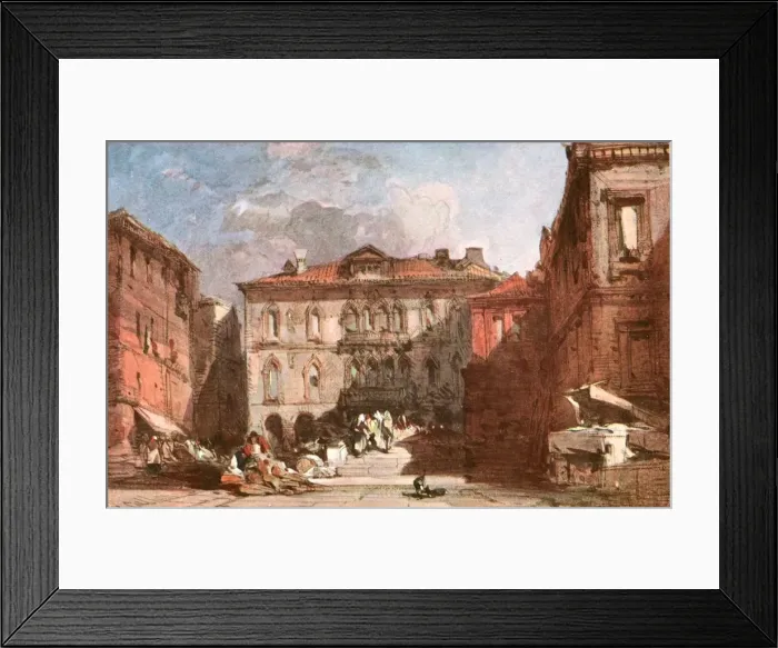 Framed Print : La Casa Marina Foliera, Venice, (c1900). Creator: Unknown Framed Print : La Casa Marina Foliera, Venice, (c1900). Creator: Unknown