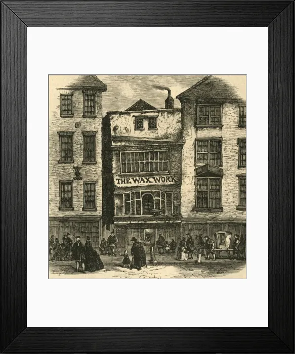Framed Print : Mrs. Salmons Waxwork, Fleet Street - Palace of Henry VIII. and Cardinal Wolsey, (1897) Framed Print : Mrs. Salmons Waxwork, Fleet Street - Palace of Henry VIII. and Cardinal Wolsey, (1897)