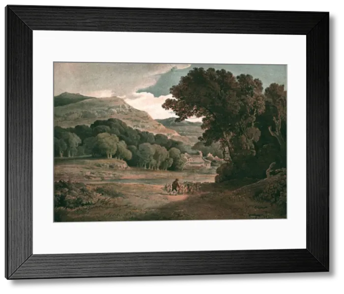 Framed Print : Pastoral Landscape, (c1900). Creator: Unknown Framed Print : Pastoral Landscape, (c1900). Creator: Unknown