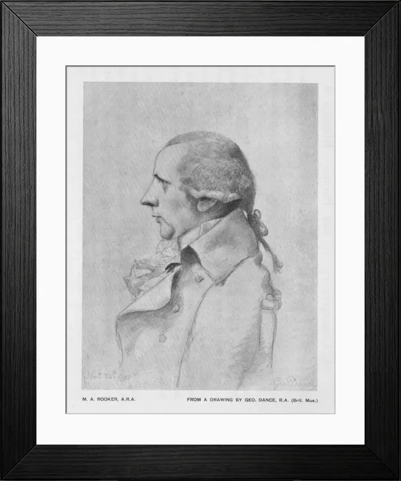 Framed Print : M. A. Rooker, A. R. A. 1793, (c1900). Creator: Unknown Framed Print : M. A. Rooker, A. R. A. 1793, (c1900). Creator: Unknown