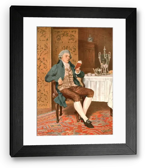 Framed Print : A Fascinating Volume, (c1900). Creator: Unknown Framed Print : A Fascinating Volume, (c1900). Creator: Unknown