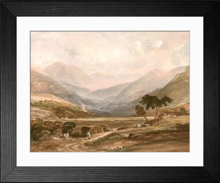 Framed Print : Scene in Glen Lochy, (c1900). Creator: Unknown Framed Print : Scene in Glen Lochy, (c1900). Creator: Unknown