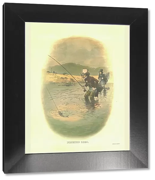 Fishing, 1820, c1910. Creator: Tom Browne