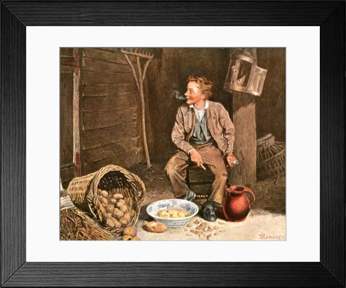 Framed Print : Every Inch a Man, (c1900). Creator: Unknown Framed Print : Every Inch a Man, (c1900). Creator: Unknown