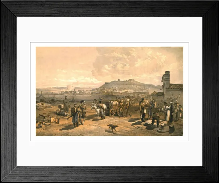 Framed Print : Kertch from the North, 1855. Creator: Edmund Walker Framed Print : Kertch from the North, 1855. Creator: Edmund Walker
