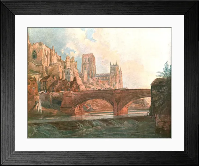 Framed Print : Durham Cathedral, c1800, (c1900). Creator: Unknown Framed Print : Durham Cathedral, c1800, (c1900). Creator: Unknown