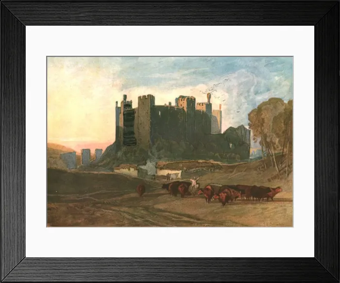 Framed Print : Framlingham Castle, 1828, (c1900). Creator: Unknown Framed Print : Framlingham Castle, 1828, (c1900). Creator: Unknown