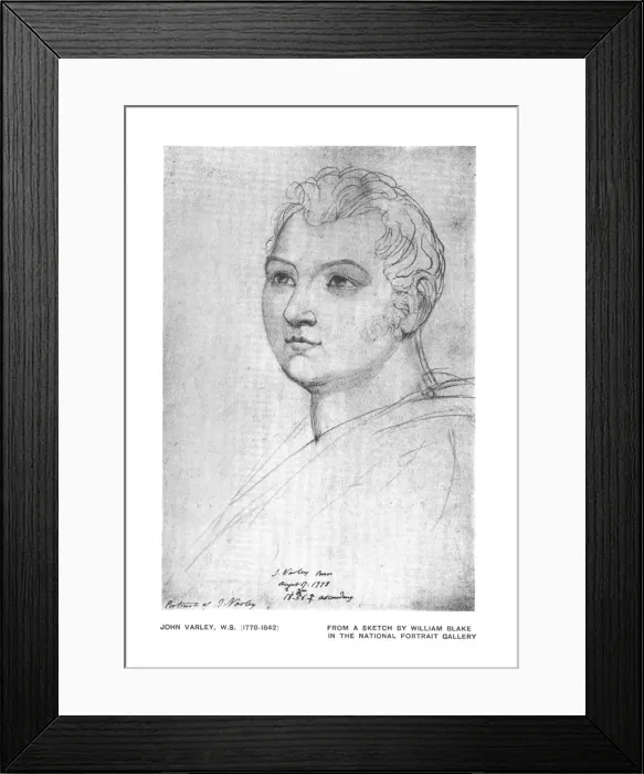 Framed Print : John Varley, W. S. (1778-1842). Creator: Unknown Framed Print : John Varley, W. S. (1778-1842). Creator: Unknown