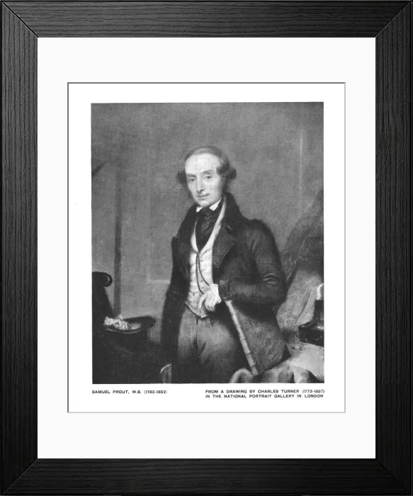 Framed Print : Samual Prout, W. S. (1783-1852). Creator: Unknown Framed Print : Samual Prout, W. S. (1783-1852). Creator: Unknown