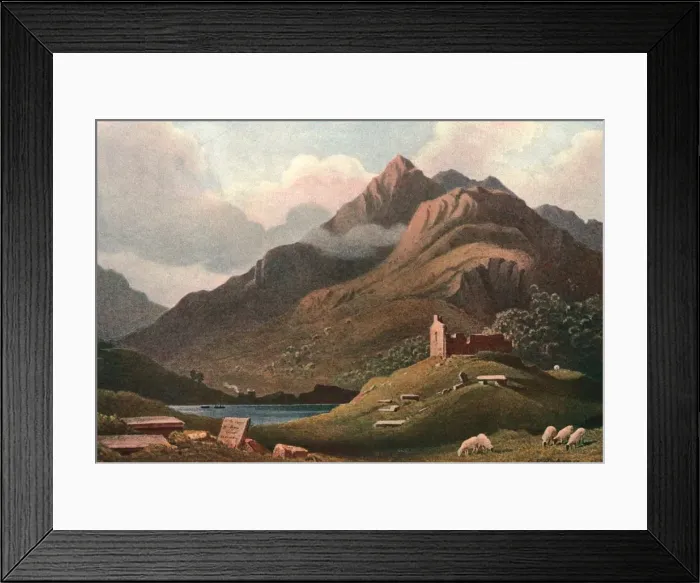 Framed Print : A Mountain Landscape - Ben Lomond, (c1900). Creator: Unknown Framed Print : A Mountain Landscape - Ben Lomond, (c1900). Creator: Unknown