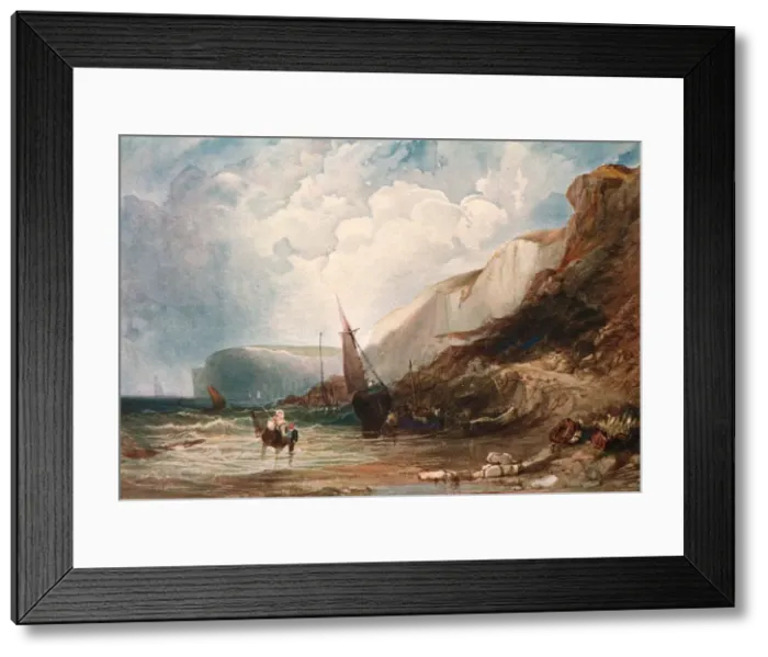 Framed Print : The Shrimpers, (c1900). Creator: Unknown