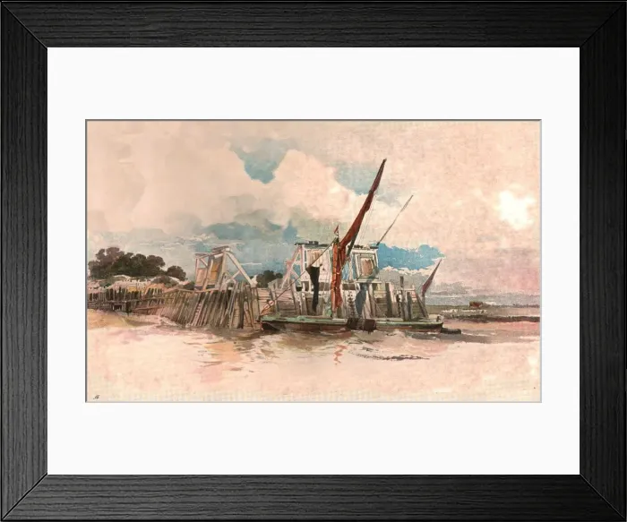 Framed Print : An Outdoor Sketch, (c1900). Creator: Unknown Framed Print : An Outdoor Sketch, (c1900). Creator: Unknown
