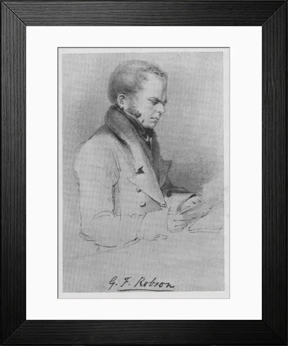 Framed Print : G. F. Robson. Creator: Unknown Framed Print : G. F. Robson. Creator: Unknown