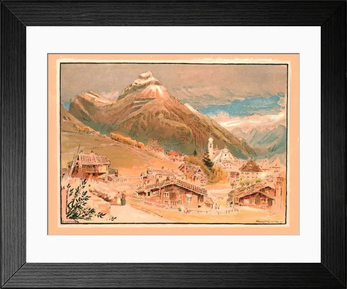 Framed Print : Engelberg, (c1900). Creator: Unknown Framed Print : Engelberg, (c1900). Creator: Unknown