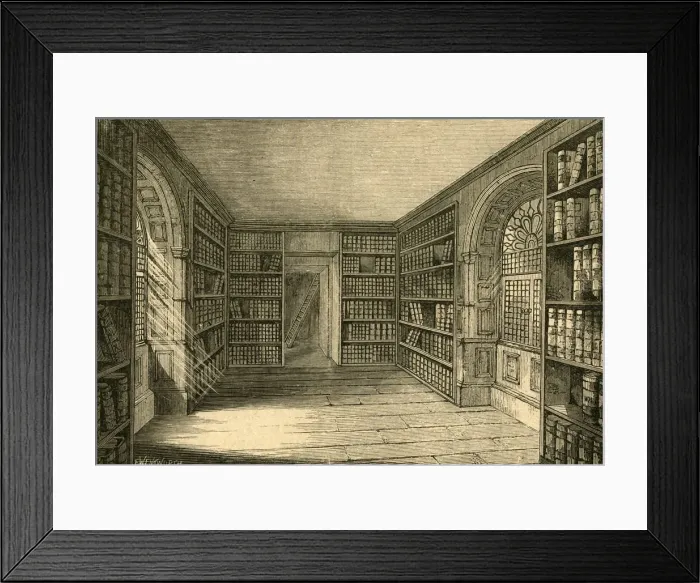 Framed Print : The Room over Temple Bar, 1876, (1897). Creator: Unknown Framed Print : The Room over Temple Bar, 1876, (1897). Creator: Unknown