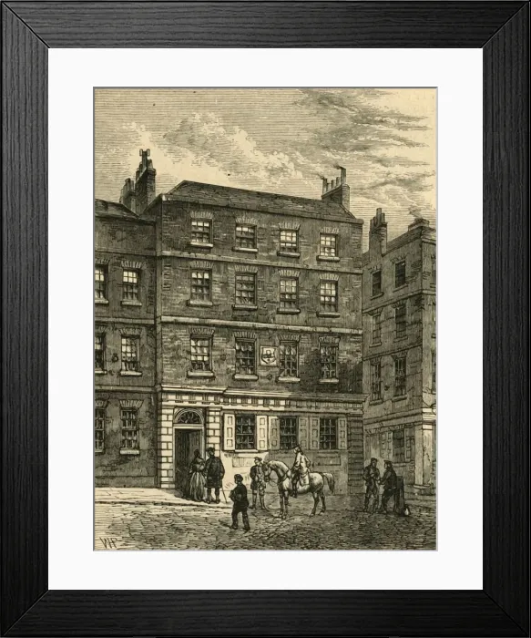 Framed Print : The Stone House, Knightrider Street, 1897. Creator: Unknown Framed Print : The Stone House, Knightrider Street, 1897. Creator: Unknown