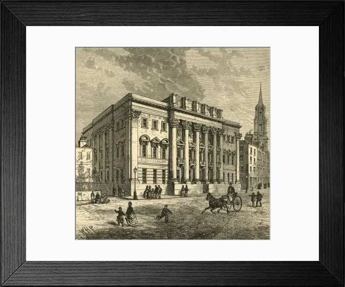 Framed Print : Exterior of Goldsmiths Hall, 1897. Creator: Unknown Framed Print : Exterior of Goldsmiths Hall, 1897. Creator: Unknown