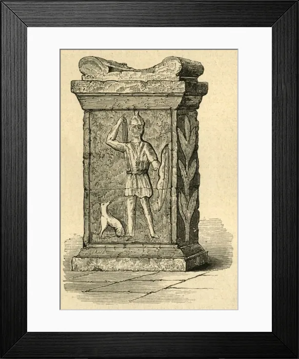 Framed Print : Altar of Diana, 1897. Creator: Unknown Framed Print : Altar of Diana, 1897. Creator: Unknown
