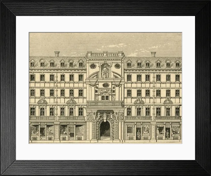 Framed Print : Mercers Chapel, as rebuilt after the fire, 1897. Creator: Unknown Framed Print : Mercers Chapel, as rebuilt after the fire, 1897. Creator: Unknown
