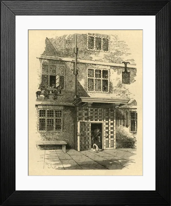 Framed Print : The Poultry Compter, (1897). Creator: Unknown Framed Print : The Poultry Compter, (1897). Creator: Unknown