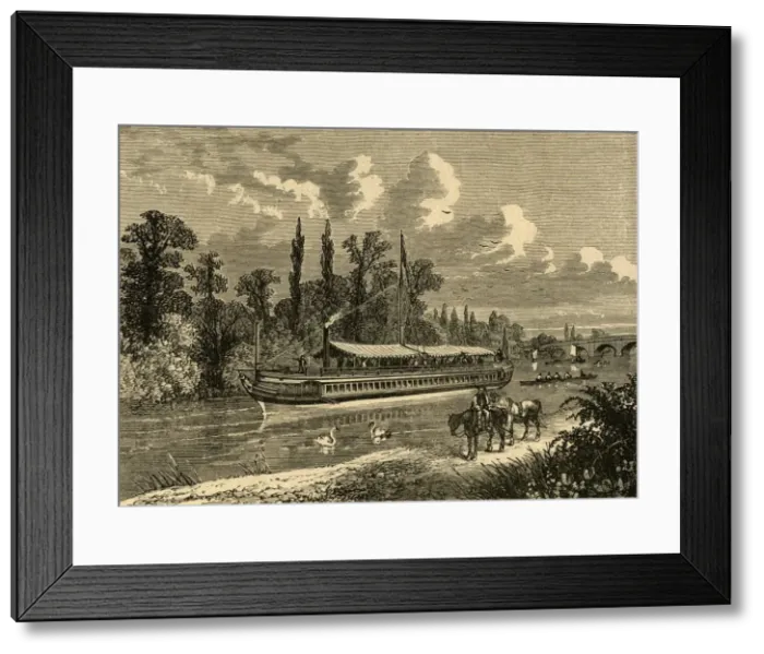 Framed Print : The Maria Wood, 1876, (1897). Creator: Unknown Framed Print : The Maria Wood, 1876, (1897). Creator: Unknown