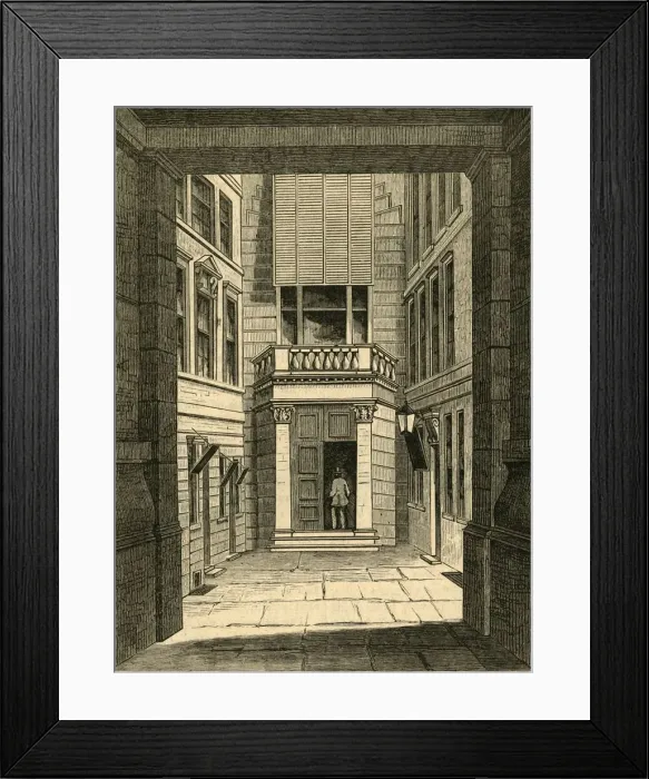 Framed Print : Capel Court, 1897. Creator: Unknown Framed Print : Capel Court, 1897. Creator: Unknown