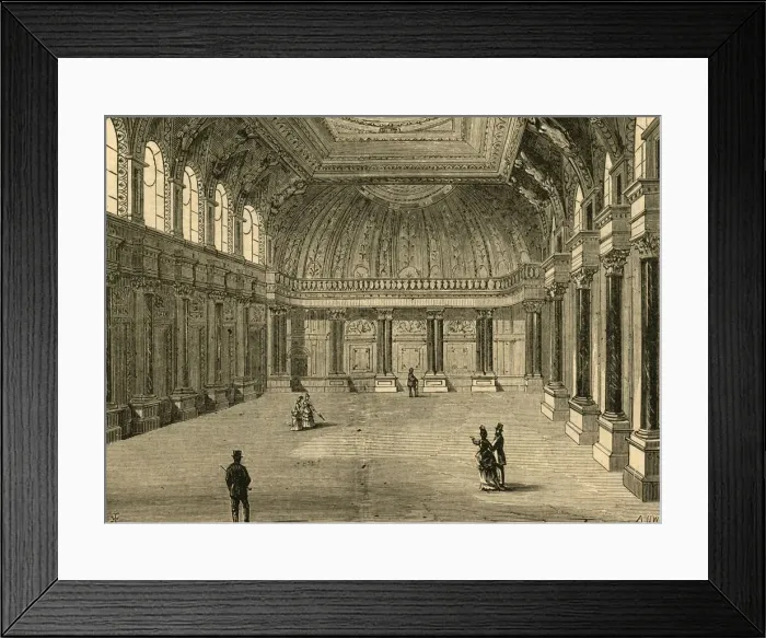 Framed Print : Interior of Drapers Hall, 1897. Creator: Unknown Framed Print : Interior of Drapers Hall, 1897. Creator: Unknown
