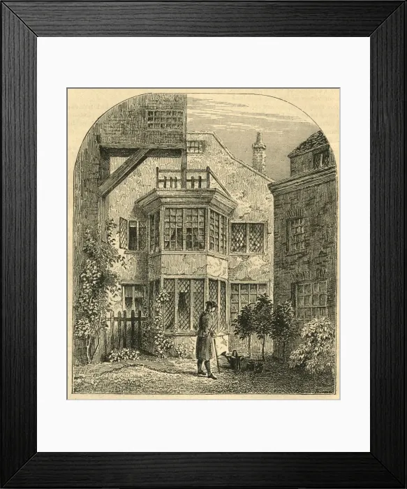 Framed Print : Bangor House, 1818, (1897). Creator: Unknown Framed Print : Bangor House, 1818, (1897). Creator: Unknown