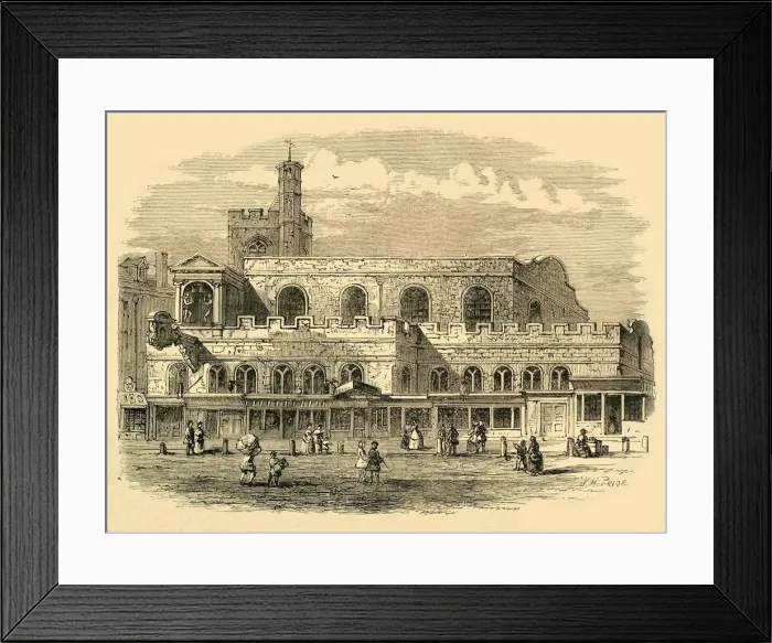 Framed Print : Old St. Dunstans Church, 1814, (1897). Creator: Unknown Framed Print : Old St. Dunstans Church, 1814, (1897). Creator: Unknown