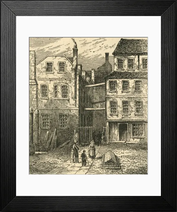 Framed Print : Goldsmiths Tomb in 1860, (1897). Creator: Unknown Framed Print : Goldsmiths Tomb in 1860, (1897). Creator: Unknown