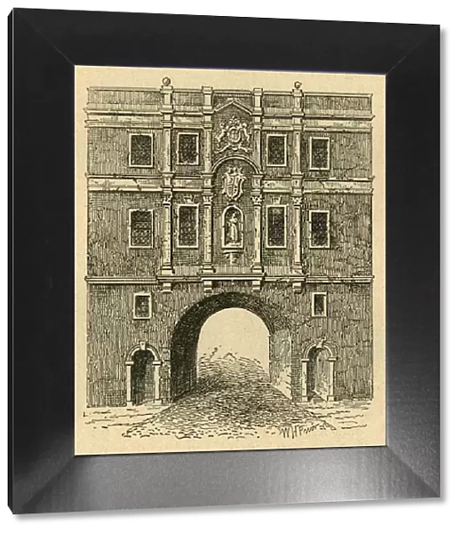 Old Lud Gate, from a print published about 1750, (1897). Creator: Unknown