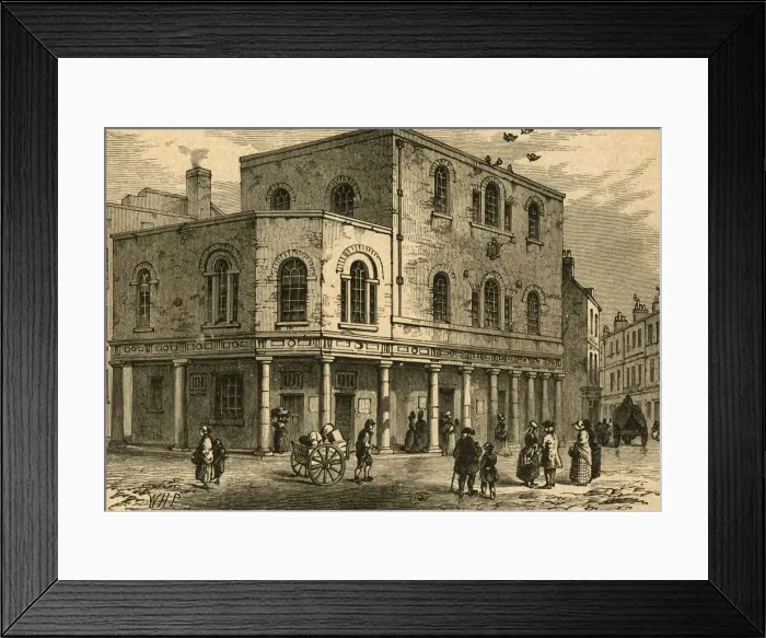 Framed Print : The Weigh-House Chapel, (1897). Creator: Unknown Framed Print : The Weigh-House Chapel, (1897). Creator: Unknown