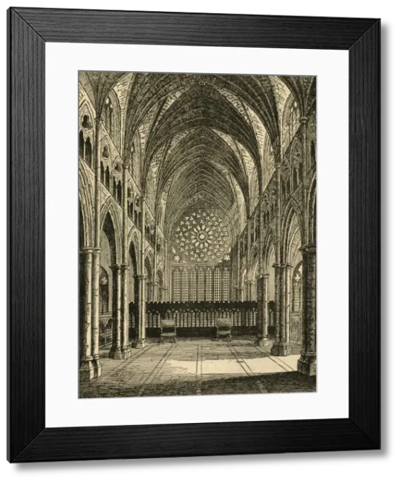 Framed Print : Old St. Paul s. - The Interior, Looking East, (1897). Creator: Unknown Framed Print : Old St. Paul s. - The Interior, Looking East, (1897). Creator: Unknown