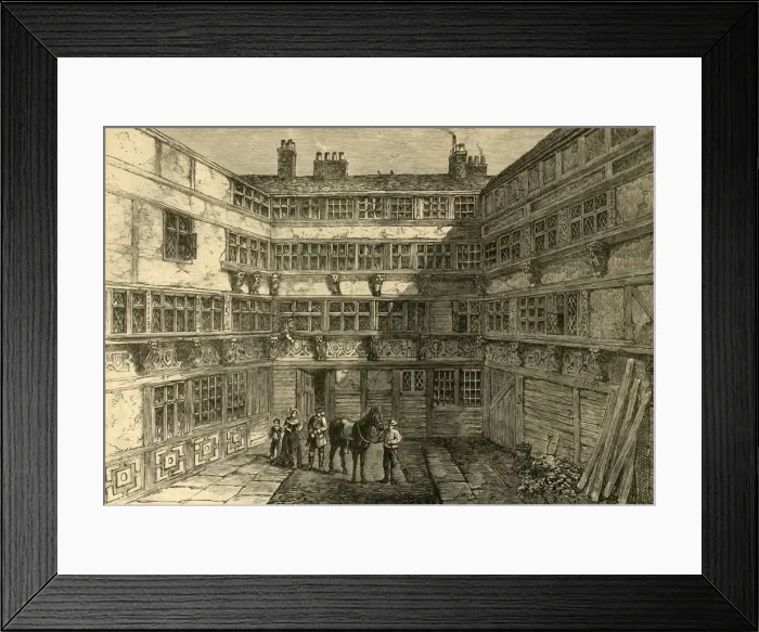 Framed Print : Sir R. Whittingtons House, Crutched Friars, 1803, (1897). Creator: Unknown Framed Print : Sir R. Whittingtons House, Crutched Friars, 1803, (1897). Creator: Unknown