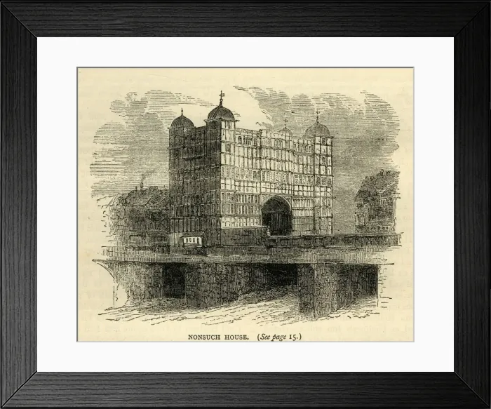 Framed Print : Nonsuch House, (c1872). Creator: Unknown Framed Print : Nonsuch House, (c1872). Creator: Unknown