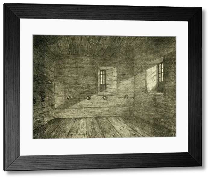 Framed Print : The Chamber in Lambeth Palace In Which the Lollards Were Confined, (c1878). Creator: Unknown Framed Print : The Chamber in Lambeth Palace In Which the Lollards Were Confined, (c1878). Creator: Unknown
