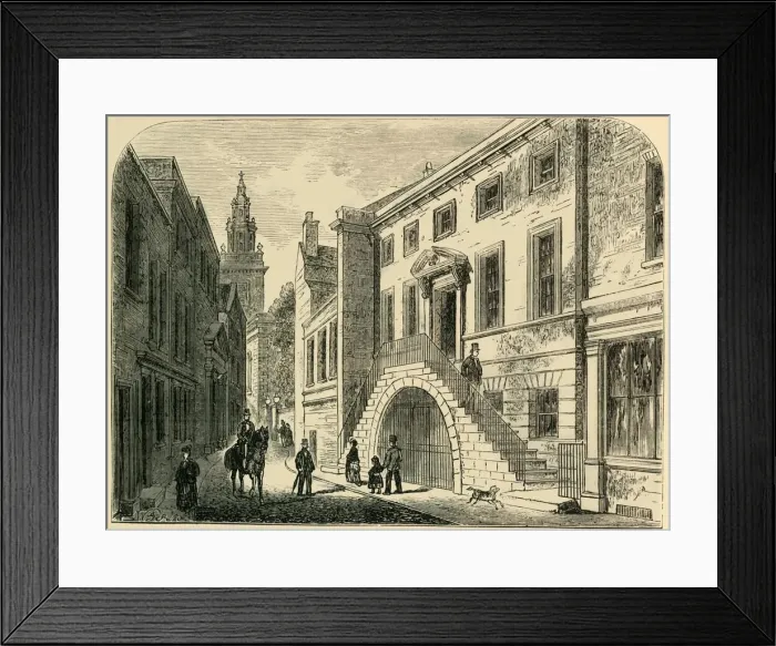 Framed Print : Dyers Hall, c1830, (c1872). Creator: Unknown Framed Print : Dyers Hall, c1830, (c1872). Creator: Unknown