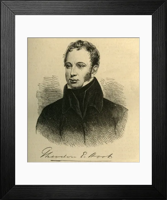 Framed Print : Theodore E. Hook, (1897). Creator: Unknown Framed Print : Theodore E. Hook, (1897). Creator: Unknown