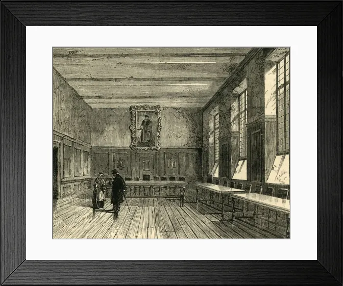 Framed Print : Chapel of Merchant Taylors School, c1872. Creator: Unknown Framed Print : Chapel of Merchant Taylors School, c1872. Creator: Unknown