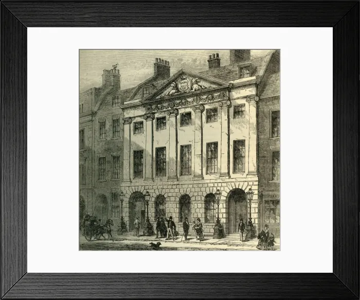 Framed Print : Hall of the Skinners Company, c1872. Creator: Unknown Framed Print : Hall of the Skinners Company, c1872. Creator: Unknown