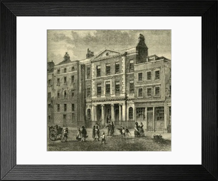 Framed Print : The Old Coal Exchange, (c1872). Creator: Unknown Framed Print : The Old Coal Exchange, (c1872). Creator: Unknown