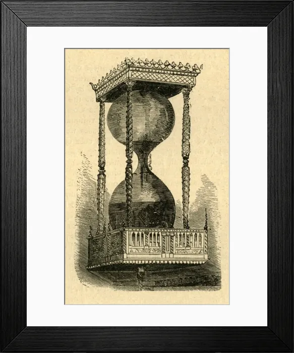Framed Print : Pulpit Hour-Glass, 1897. Creator: Unknown Framed Print : Pulpit Hour-Glass, 1897. Creator: Unknown