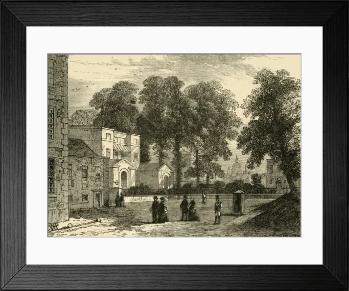 Framed Print : Whitehall Yard, (1881). Creator: Unknown