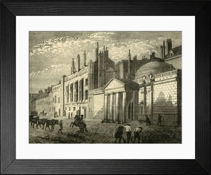 Framed Print : York House in 1795, (1881). Creator: Unknown Framed Print : York House in 1795, (1881). Creator: Unknown
