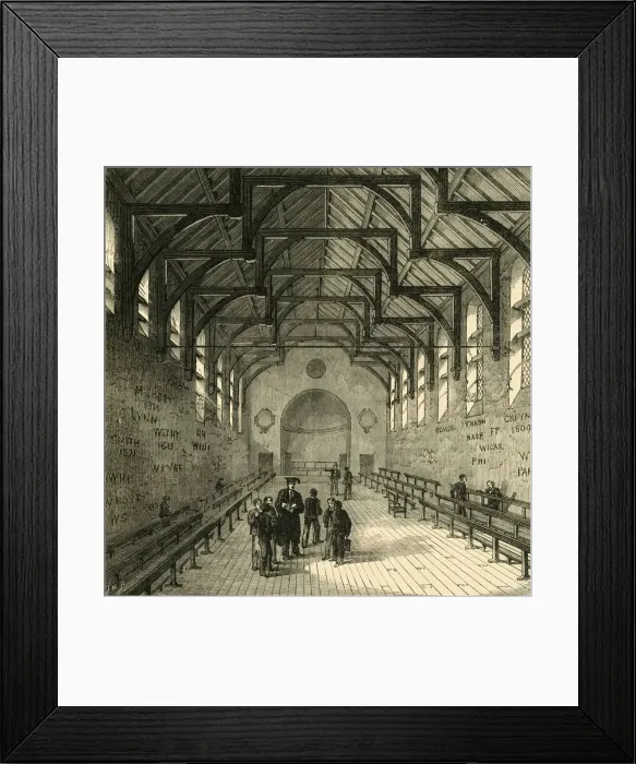 Framed Print : The Schoolroom, (1881). Creator: Unknown Framed Print : The Schoolroom, (1881). Creator: Unknown