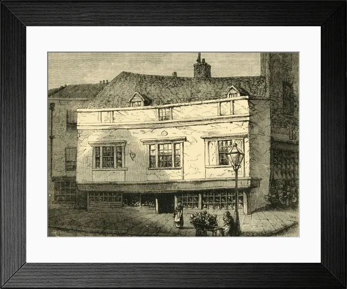 Framed Print : Old Houses in Tothill Street, Westminster, (1881). Creator: Unknown Framed Print : Old Houses in Tothill Street, Westminster, (1881). Creator: Unknown
