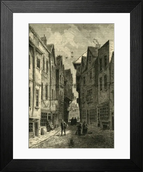 Framed Print : The Little Sanctuary, (1881). Creator: Unknown Framed Print : The Little Sanctuary, (1881). Creator: Unknown