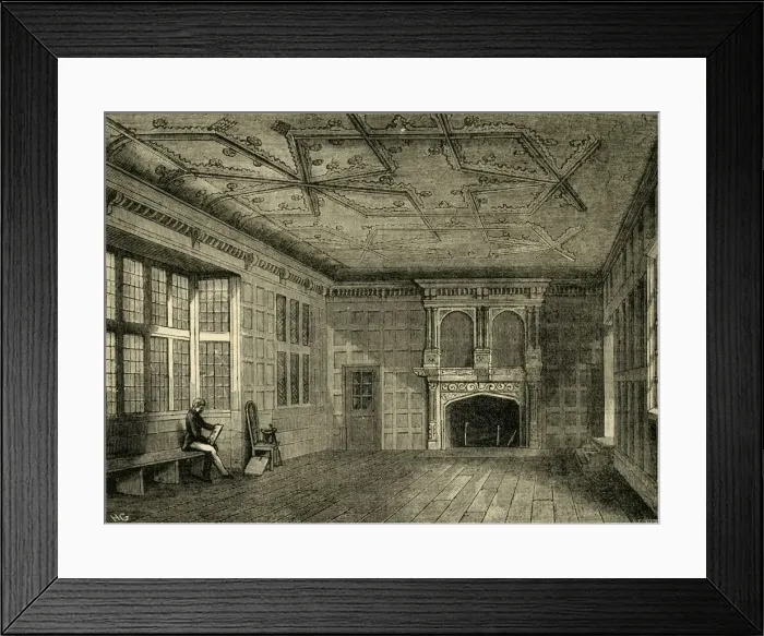 Framed Print : The Star Chamber, (1881). Creator: Unknown Framed Print : The Star Chamber, (1881). Creator: Unknown