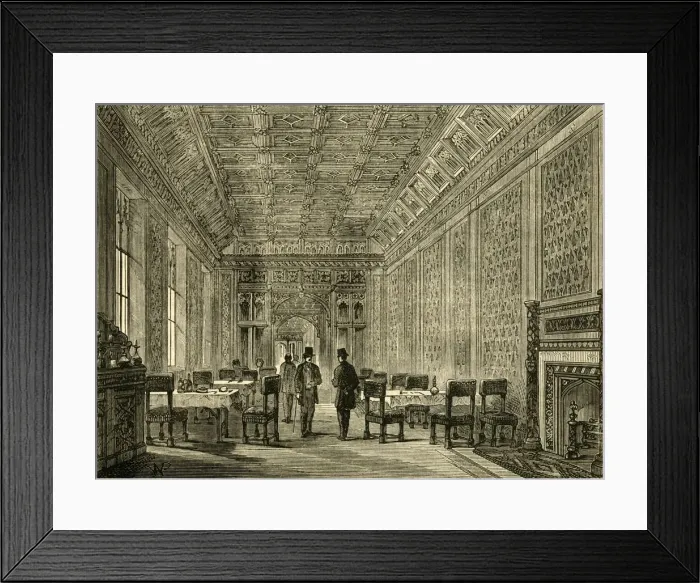 Framed Print : The Refreshment-Room of the House of Lords, (1881). Creator: Unknown Framed Print : The Refreshment-Room of the House of Lords, (1881). Creator: Unknown