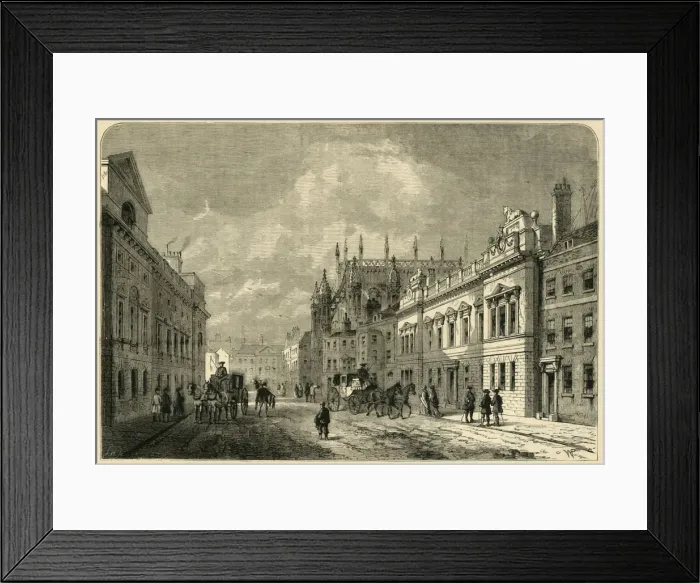 Framed Print : Margaret Street, Westminster, (1881). Creator: Unknown Framed Print : Margaret Street, Westminster, (1881). Creator: Unknown